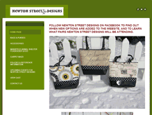 Tablet Screenshot of newtonstreetdesigns.com